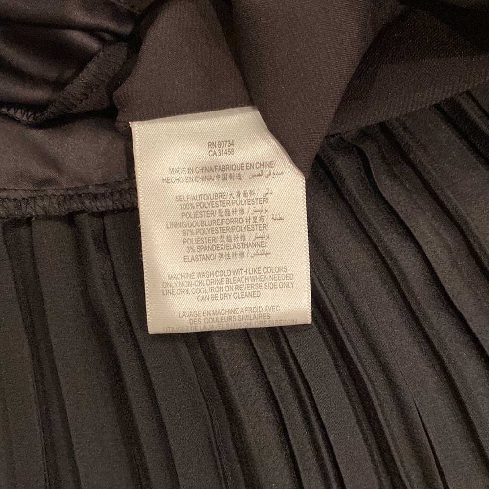 Lbd Bcbgeneration Black Ruffled Cocktail / Party … - image 8